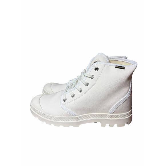 Palladium Pampa Hi Originale Canvas Combat Style Boot Comfort Insole Size 8 NEW main image 4